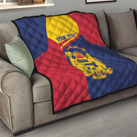 Personalised Chad Quilt Coat Of Arms - African Pattern