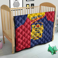 Personalised Chad Quilt Coat Of Arms - African Pattern