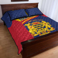 Personalised Chad Quilt Bed Set Coat Of Arms - African Pattern