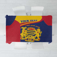 Personalised Chad Tablecloth Coat Of Arms - African Pattern