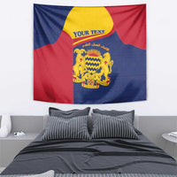 Personalised Chad Tapestry Coat Of Arms - African Pattern