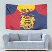 Personalised Chad Tapestry Coat Of Arms - African Pattern