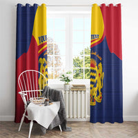 Personalised Chad Window Curtain Coat Of Arms - African Pattern