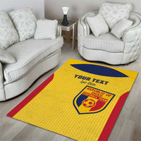 Custom Chad Football Area Rug Allez Les Sao