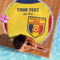 Custom Chad Football Beach Blanket Allez Les Sao