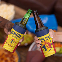 Custom Chad Football 4 in 1 Can Cooler Tumbler Allez Les Sao