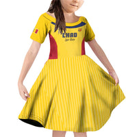 Custom Chad Football Family Matching Off Shoulder Short Dress and Hawaiian Shirt Allez Les Sao