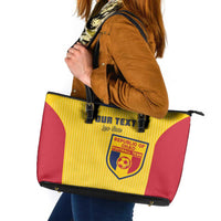 Custom Chad Football Leather Tote Bag Allez Les Sao