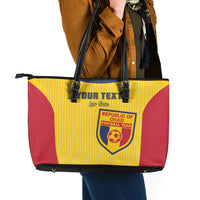 Custom Chad Football Leather Tote Bag Allez Les Sao