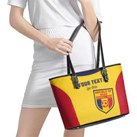 Custom Chad Football Leather Tote Bag Allez Les Sao