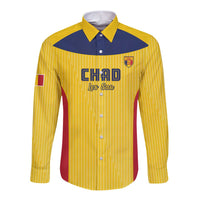Custom Chad Football Long Sleeve Button Shirt Allez Les Sao