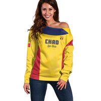 Custom Chad Football Off Shoulder Sweater Allez Les Sao