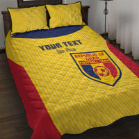 Custom Chad Football Quilt Bed Set Allez Les Sao