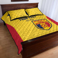 Custom Chad Football Quilt Bed Set Allez Les Sao