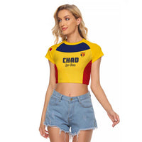 Custom Chad Football Raglan Cropped T Shirt Allez Les Sao
