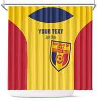 Custom Chad Football Shower Curtain Allez Les Sao