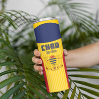 Custom Chad Football Skinny Tumbler Allez Les Sao