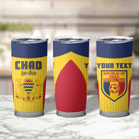 Custom Chad Football Tumbler Cup Allez Les Sao