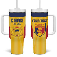 Custom Chad Football Tumbler With Handle Allez Les Sao