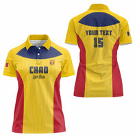 Custom Chad Football Women Polo Shirt Allez Les Sao