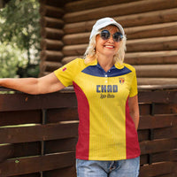 Custom Chad Football Women Polo Shirt Allez Les Sao