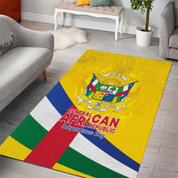 Central African Republic Independence Day Area Rug Coat Of Arms Proteas