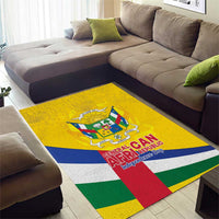 Central African Republic Independence Day Area Rug Coat Of Arms Proteas