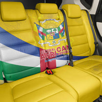 Central African Republic Independence Day Back Car Seat Cover Coat Of Arms Proteas