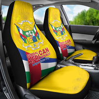 Central African Republic Independence Day Car Seat Cover Coat Of Arms Proteas