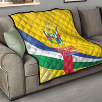 Central African Republic Independence Day Quilt Coat Of Arms Proteas