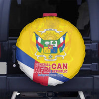Central African Republic Independence Day Spare Tire Cover Coat Of Arms Proteas