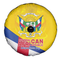 Central African Republic Independence Day Spare Tire Cover Coat Of Arms Proteas