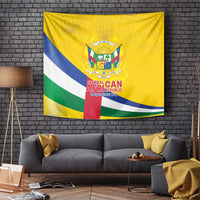 Central African Republic Independence Day Tapestry Coat Of Arms Proteas