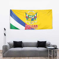 Central African Republic Independence Day Tapestry Coat Of Arms Proteas