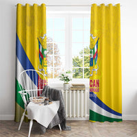Central African Republic Independence Day Window Curtain Coat Of Arms Proteas