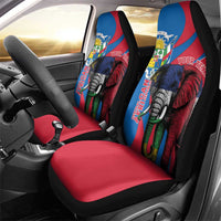 Personalised Central African Republic Car Seat Cover Elephant Coat Of Arms