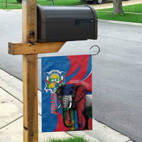 Personalised Central African Republic Garden Flag Elephant Coat Of Arms