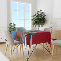 Personalised Central African Republic Tablecloth Elephant Coat Of Arms