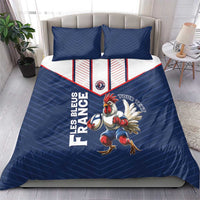 France Rugby Custom Bedding Set Allez Les Bleus - Sporty Style