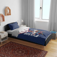 France Rugby Custom Bedding Set Allez Les Bleus - Sporty Style
