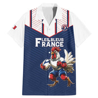 France Rugby Custom Family Matching Mermaid Dress and Hawaiian Shirt Allez Les Bleus - Sporty Style