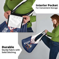France Rugby Custom Grocery Bag Allez Les Bleus - Sporty Style