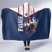 France Rugby Custom Hooded Blanket Allez Les Bleus - Sporty Style