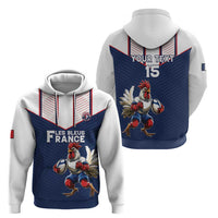 France Rugby Custom Hoodie Allez Les Bleus - Sporty Style