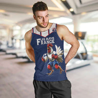France Rugby Custom Men Tank Top Allez Les Bleus - Sporty Style
