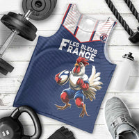 France Rugby Custom Men Tank Top Allez Les Bleus - Sporty Style