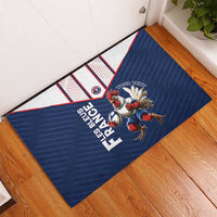France Rugby Custom Rubber Doormat Allez Les Bleus - Sporty Style
