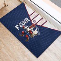 France Rugby Custom Rubber Doormat Allez Les Bleus - Sporty Style