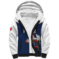 France Rugby Custom Sherpa Hoodie Allez Les Bleus - Sporty Style