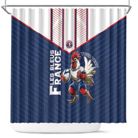 France Rugby Custom Shower Curtain Allez Les Bleus - Sporty Style